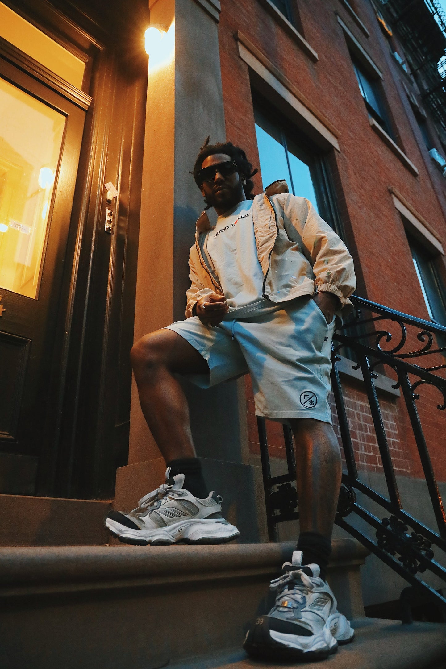 Hood Lover (Vintage Denim - Oversize Shirt) - RUN THE STREETS COLLABORATIVE