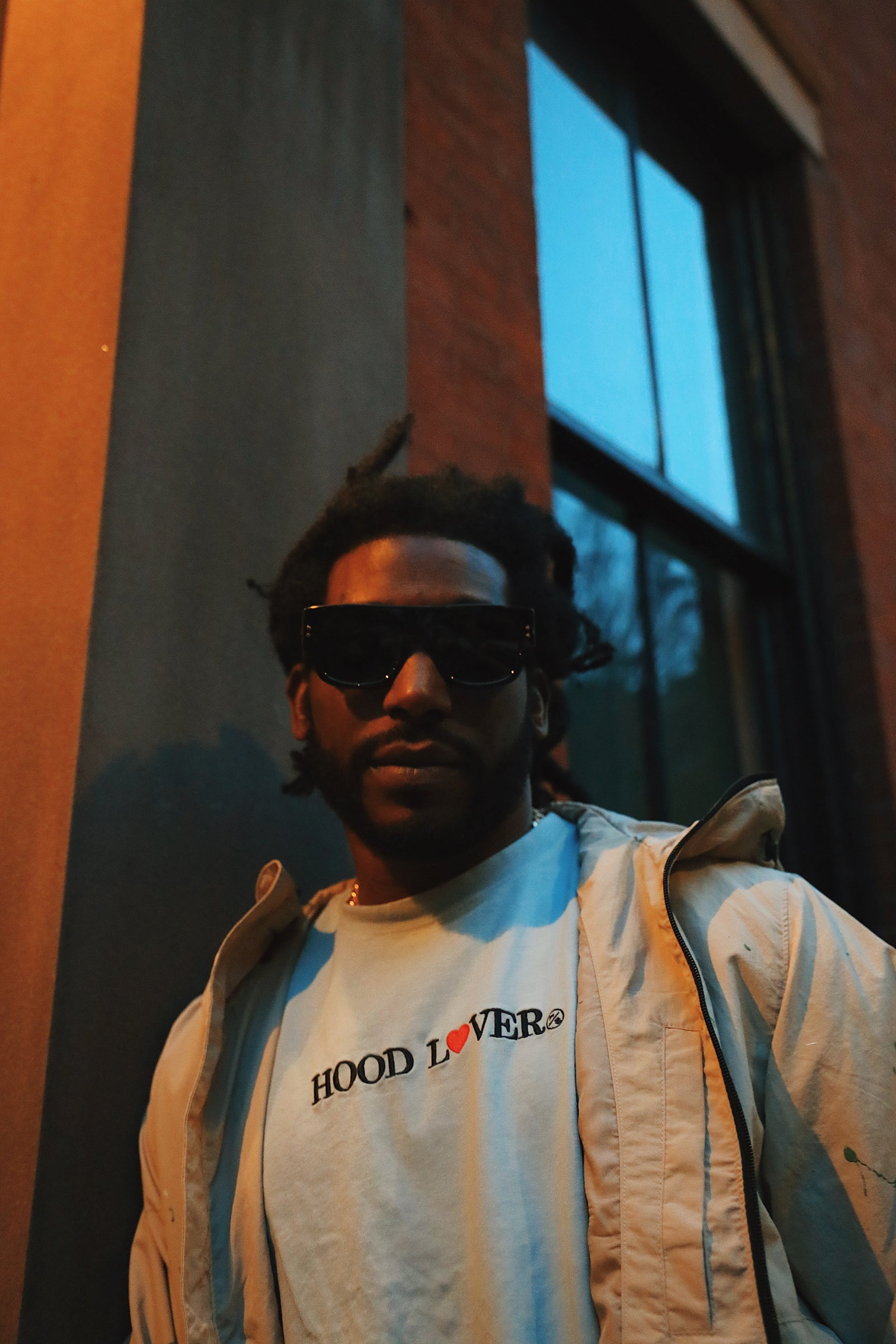 Hood Lover (Vintage Denim - Oversize Shirt) - RUN THE STREETS COLLABORATIVE