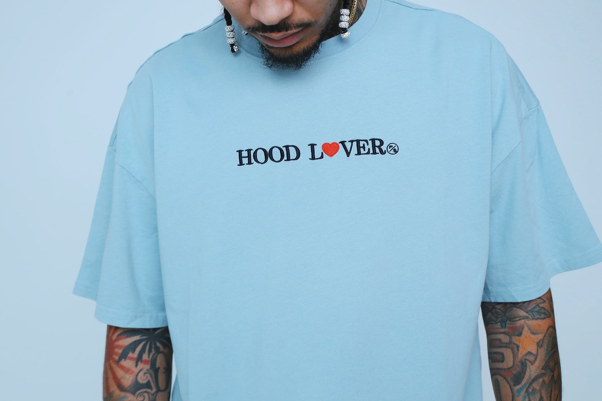 Hood Lover (Vintage Denim - Oversize Shirt) - RUN THE STREETS COLLABORATIVE
