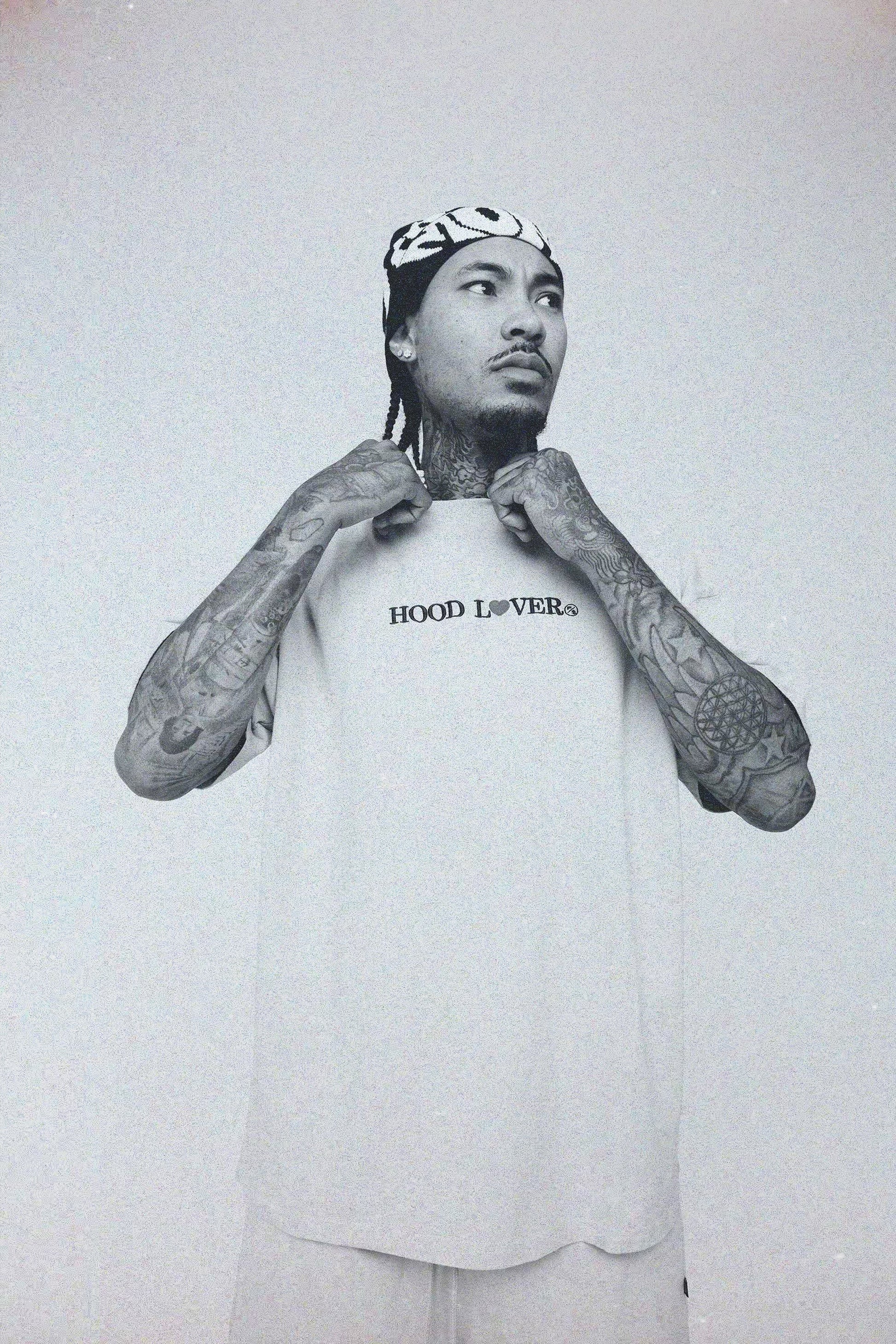 Hood Lover (Vintage Denim - Oversize Shirt) - RUN THE STREETS COLLABORATIVE