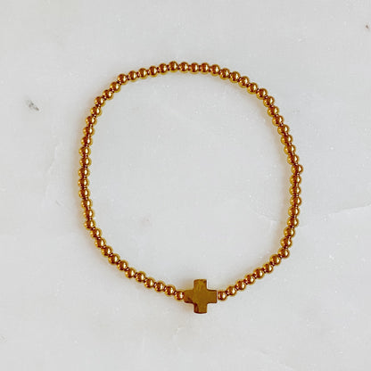 So Very Blessed Cross Bracelet - RUN THE STREETS COLLABORATIVE