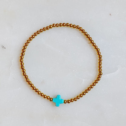 So Very Blessed Cross Bracelet - RUN THE STREETS COLLABORATIVE