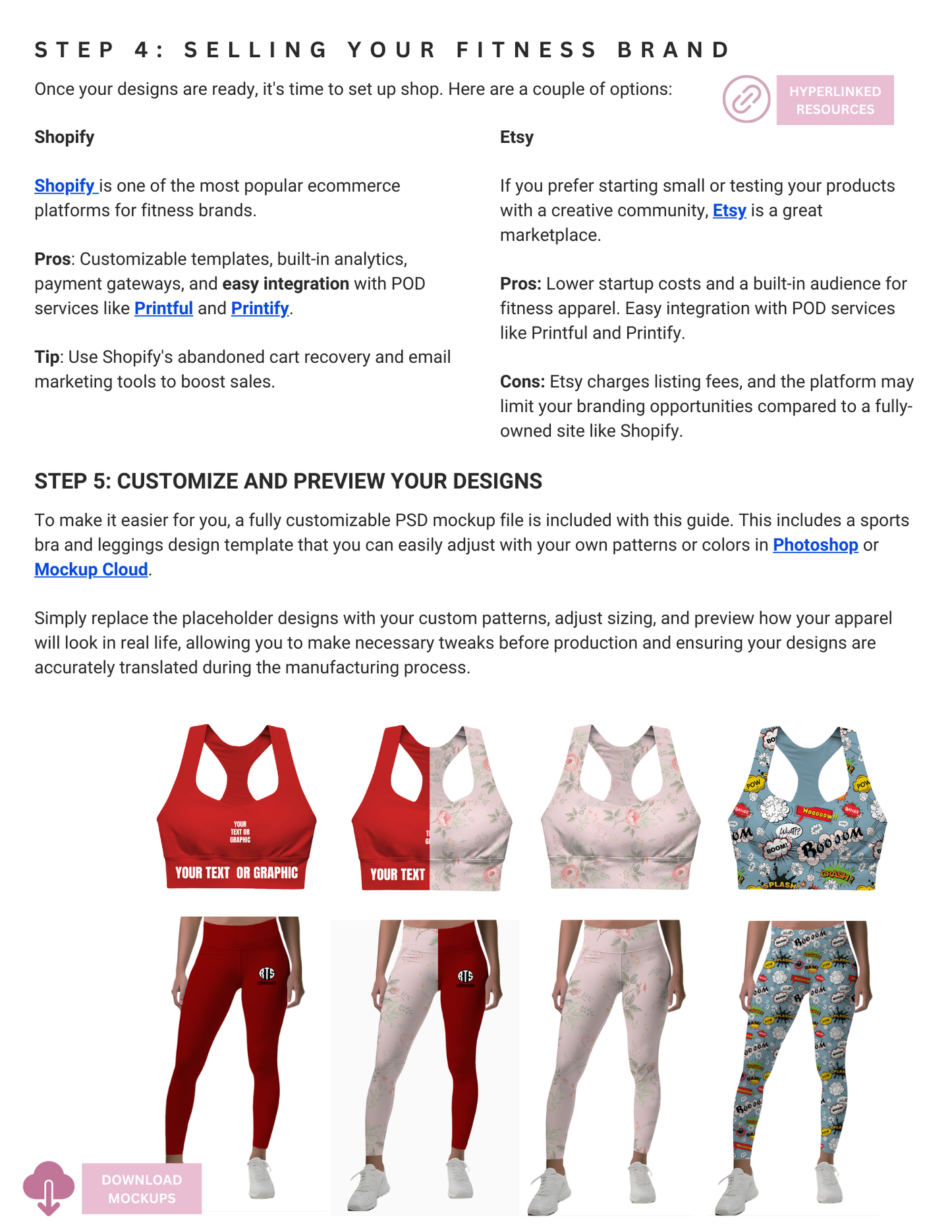 How to Start a Fitness Brand Guidebook Beginner-Friendly Design Leggins Sports Bras Athleisure - RTS Collaborative
