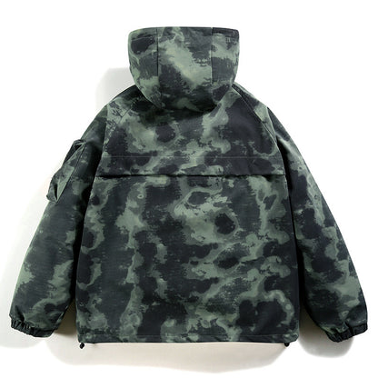 Stealth Camo Utility Windbreaker