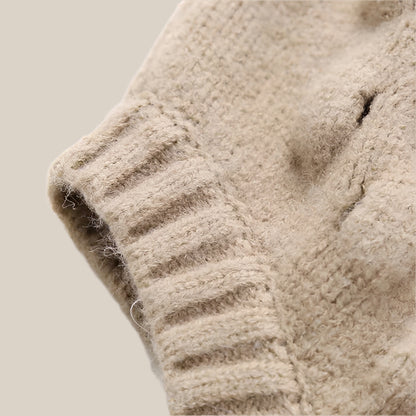 Turtleneck Knitted Short Vest - RUN THE STREETS COLLABORATIVE