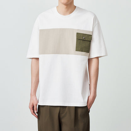 Colorblock Utility Pocket Tee