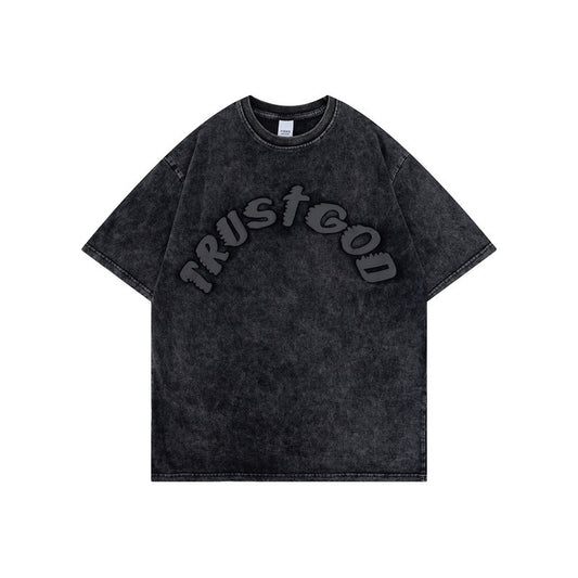 Trust God Puff-Print Tee
