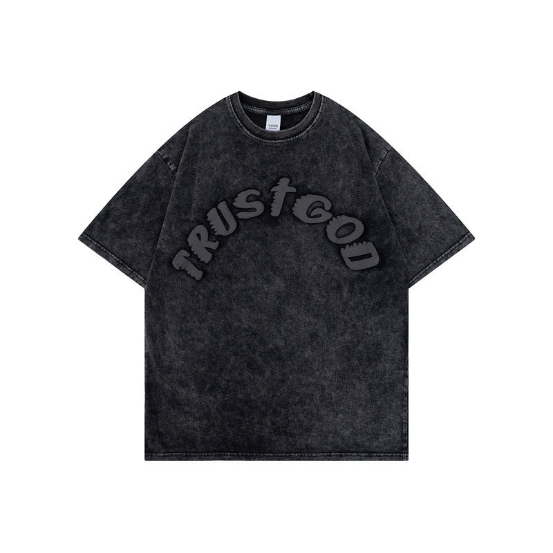 Trust God Puff-Print Tee