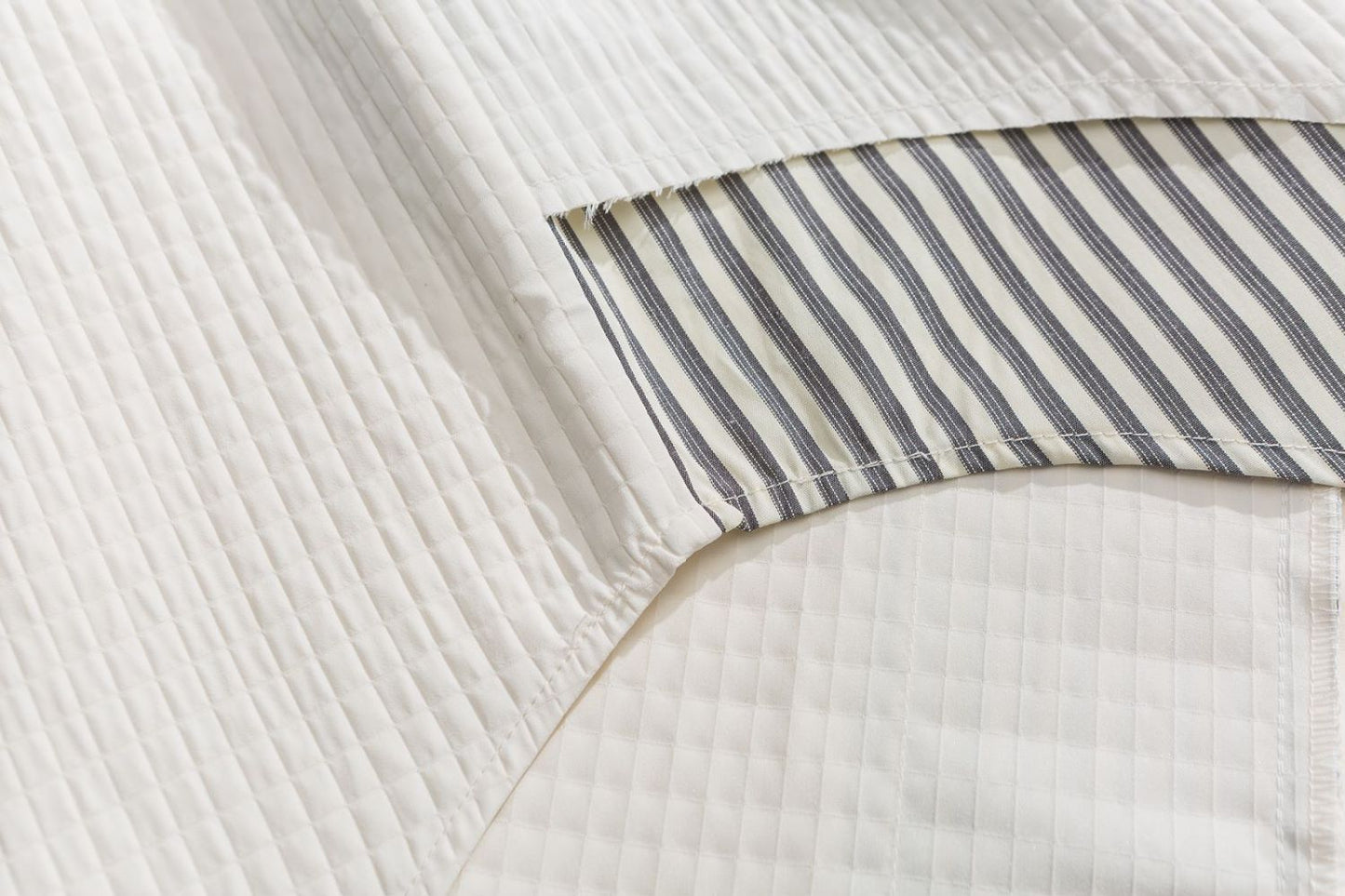 Patchwork Stripe Panel Shirt