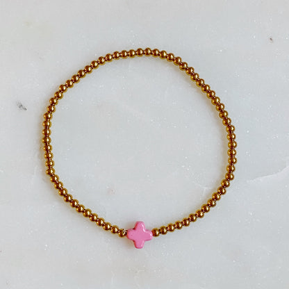 So Very Blessed Cross Bracelet - RUN THE STREETS COLLABORATIVE