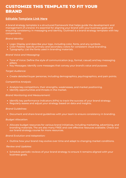Brand Strategy Template - RTS Collaborative