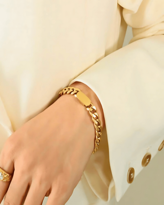 Gold Chain Bracelet Jewelry Gift - RUN THE STREETS COLLABORATIVE