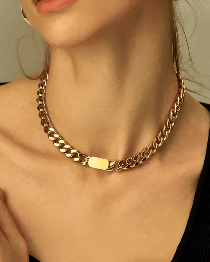MASON CHUNKY CHAIN™ Gold Necklace - RUN THE STREETS COLLABORATIVE
