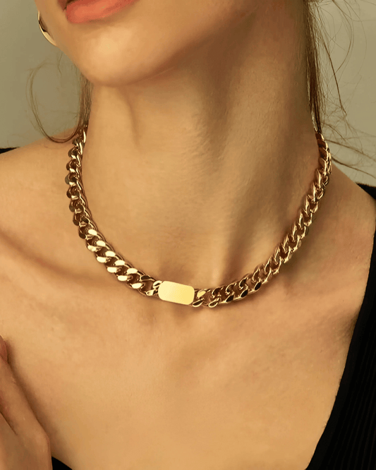 MASON CHUNKY CHAIN™ Gold Necklace - RUN THE STREETS COLLABORATIVE