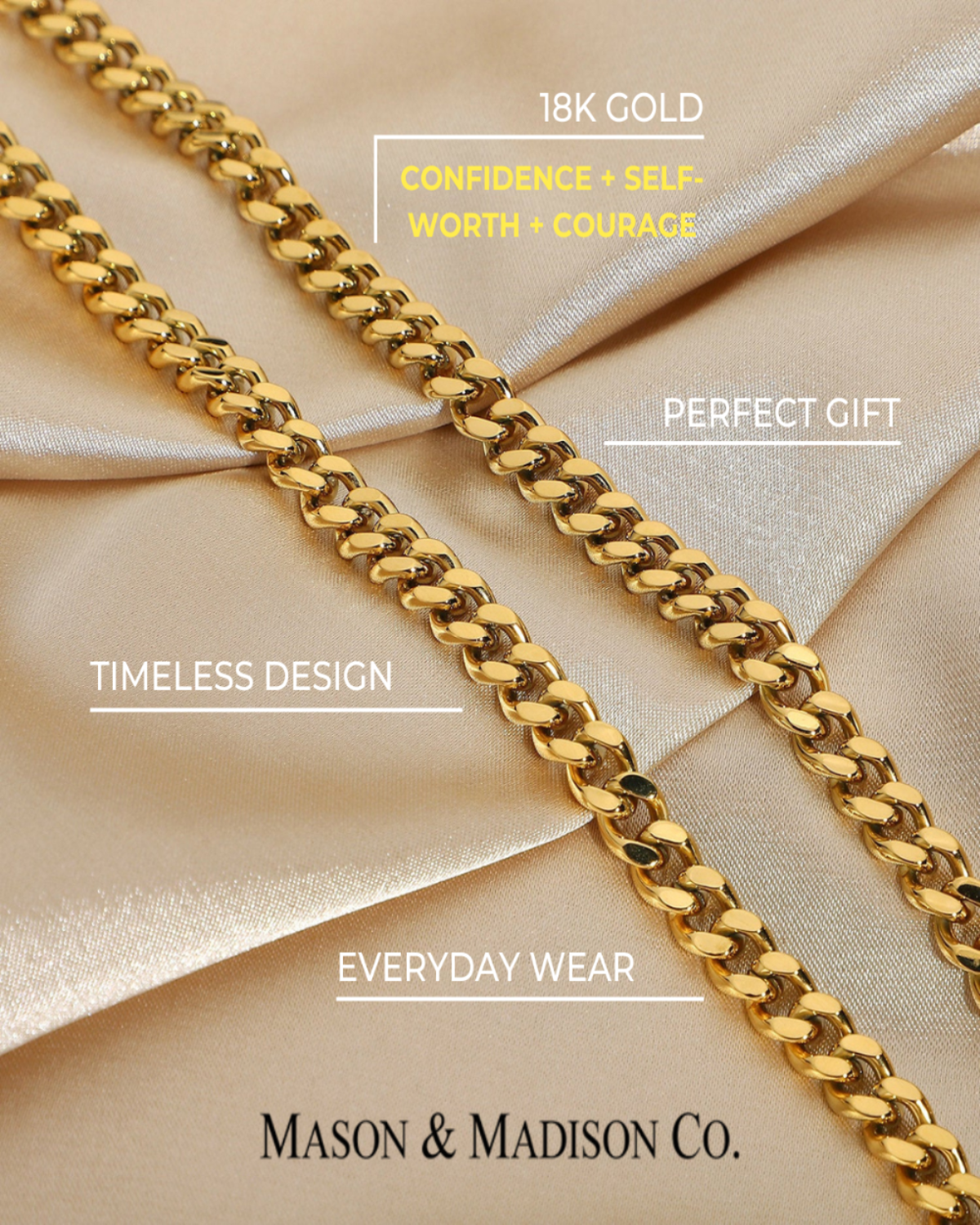 Gold Cable Chain + Rope Chain Necklace Stack Bundle - RUN THE STREETS COLLABORATIVE