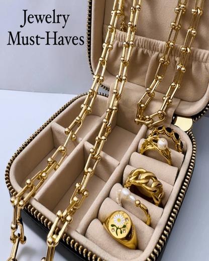 Gold Link Chain Necklace Jewelry - RUN THE STREETS COLLABORATIVE