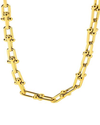 Gold Link Chain Necklace Jewelry - RUN THE STREETS COLLABORATIVE