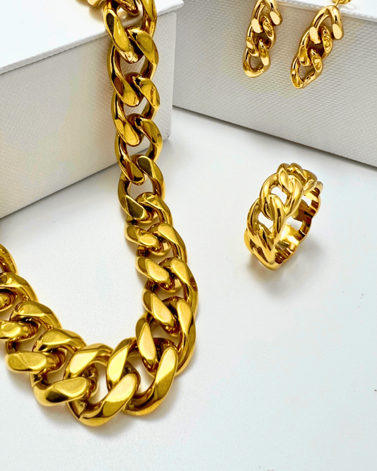 MASON CHUNKY CHAIN™ Gold Bundle Set - RUN THE STREETS COLLABORATIVE