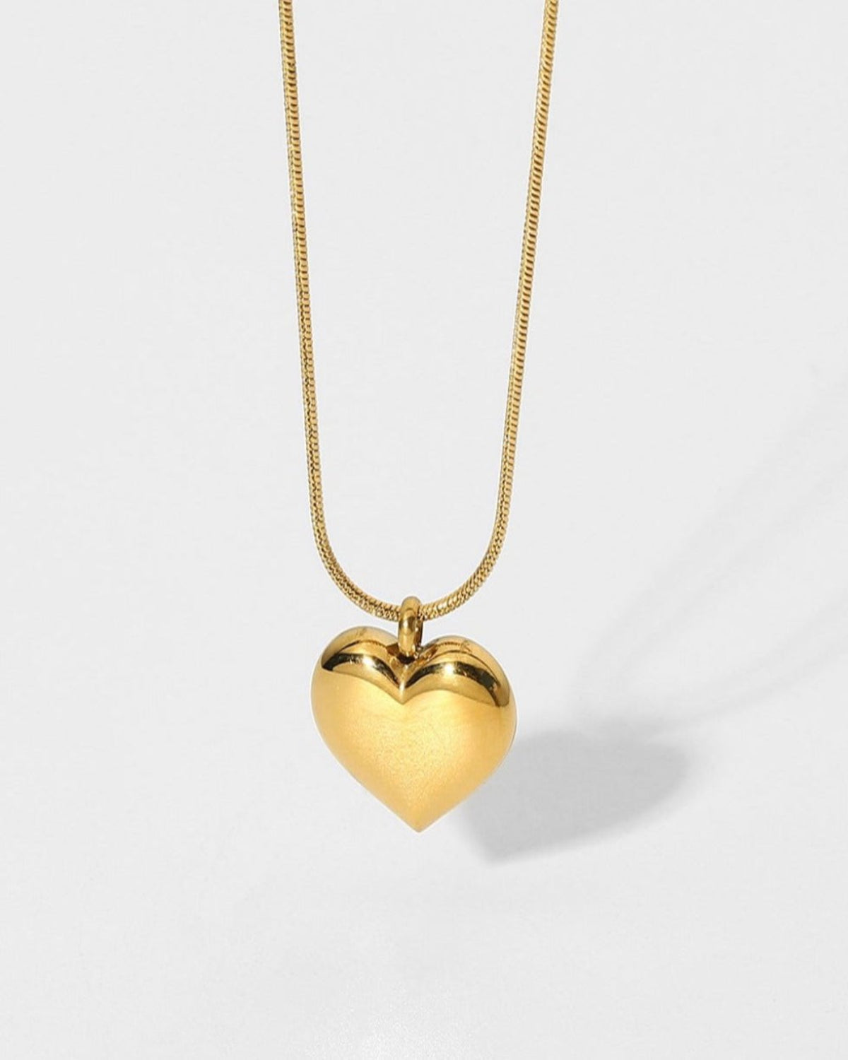 Gold Heart Necklace Bracelet Jewelry Bundle Set - RUN THE STREETS COLLABORATIVE