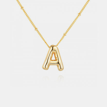 Initial Letter Pendant Necklace - RTS Collaborative