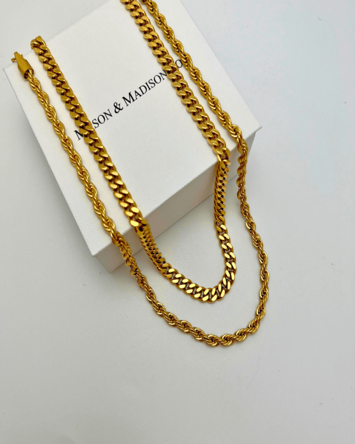 Cable Chain + Rope Chain Stack Bundle - RUN THE STREETS COLLABORATIVE