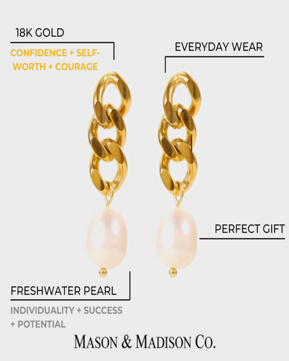 MADISON PEARL DUET™ Gold Chain Bundle Set - Elegance - RUN THE STREETS COLLABORATIVE