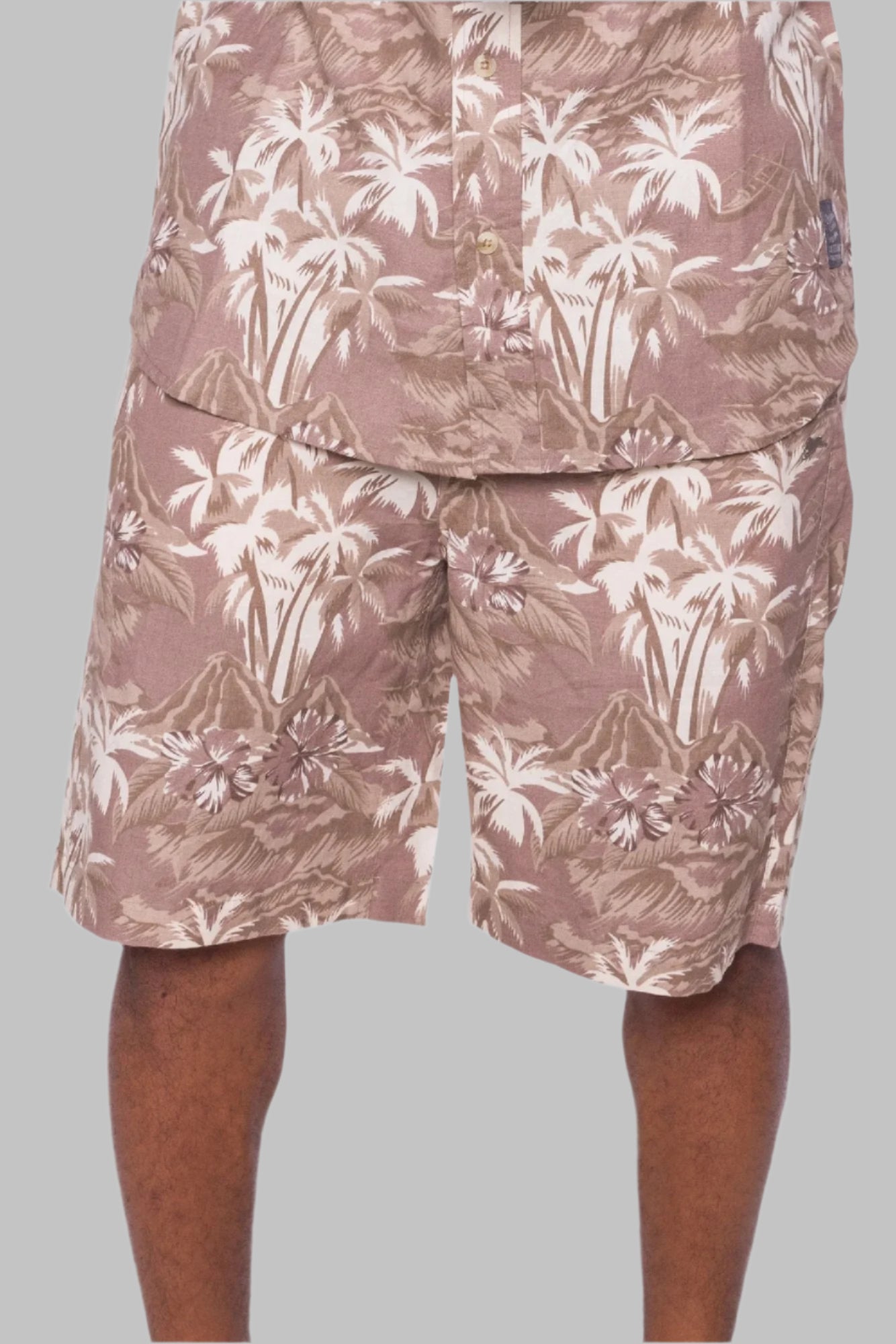 Bruno | Printed Linen Short - RUN THE STREETS COLLABORATIVE
