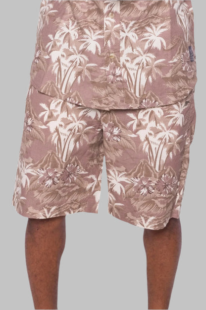 Bruno | Printed Linen Short - RUN THE STREETS COLLABORATIVE