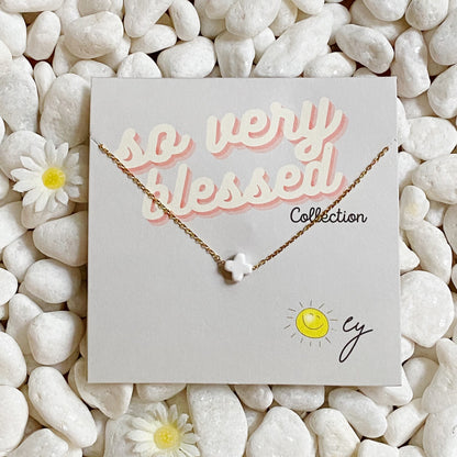 So Very Blessed Cross Necklace - RUN THE STREETS COLLABORATIVE