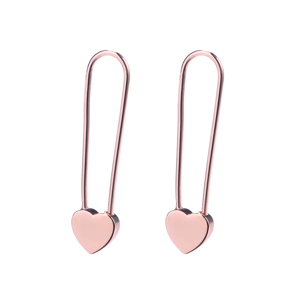 14k Rose Gold over Sterling or Sterling Silver Paper earring - RUN THE STREETS COLLABORATIVE
