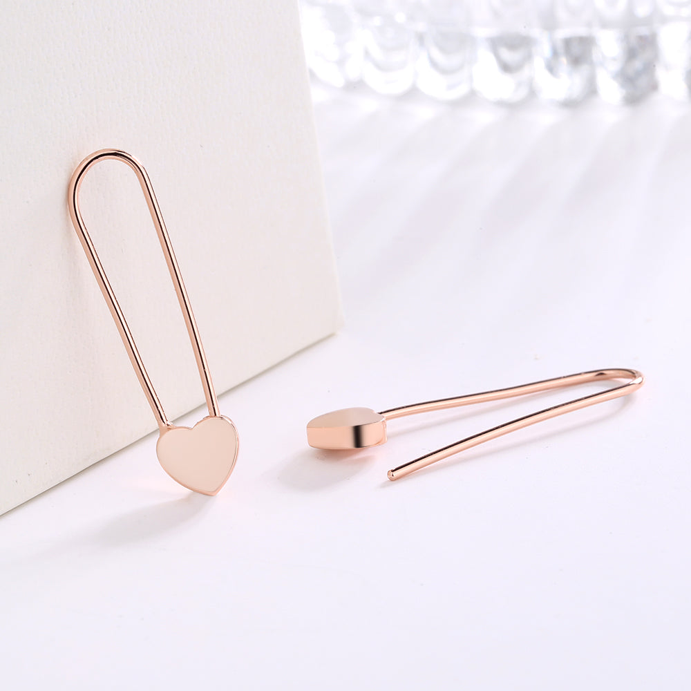 14k Rose Gold over Sterling or Sterling Silver Paper earring - RUN THE STREETS COLLABORATIVE