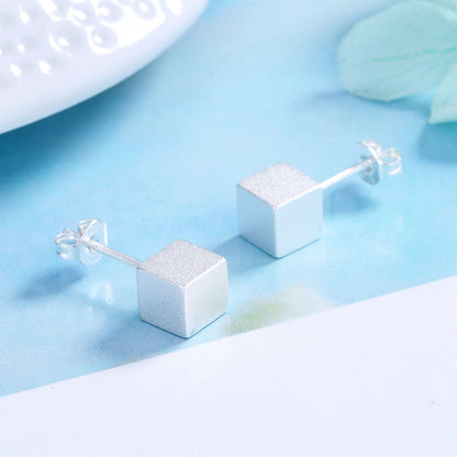 18k Gold Plated Cube Earrings - RUN THE STREETS COLLABORATIVE