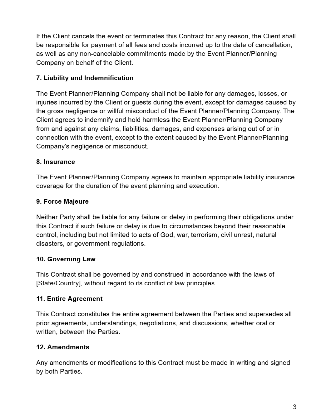 Event Planner Contract - RUN THE STREETS COLLABORATIVE