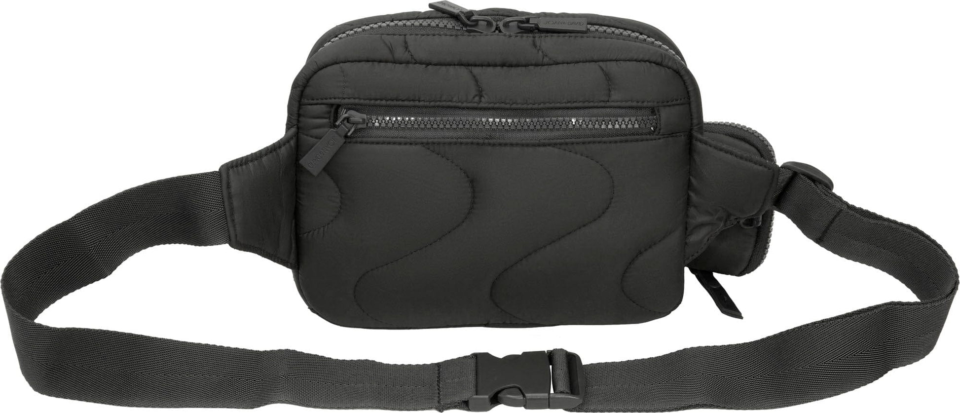 Joan & David Wave Puffer Quilted Nylon Passport Sling Bag - RUN THE STREETS COLLABORATIVE