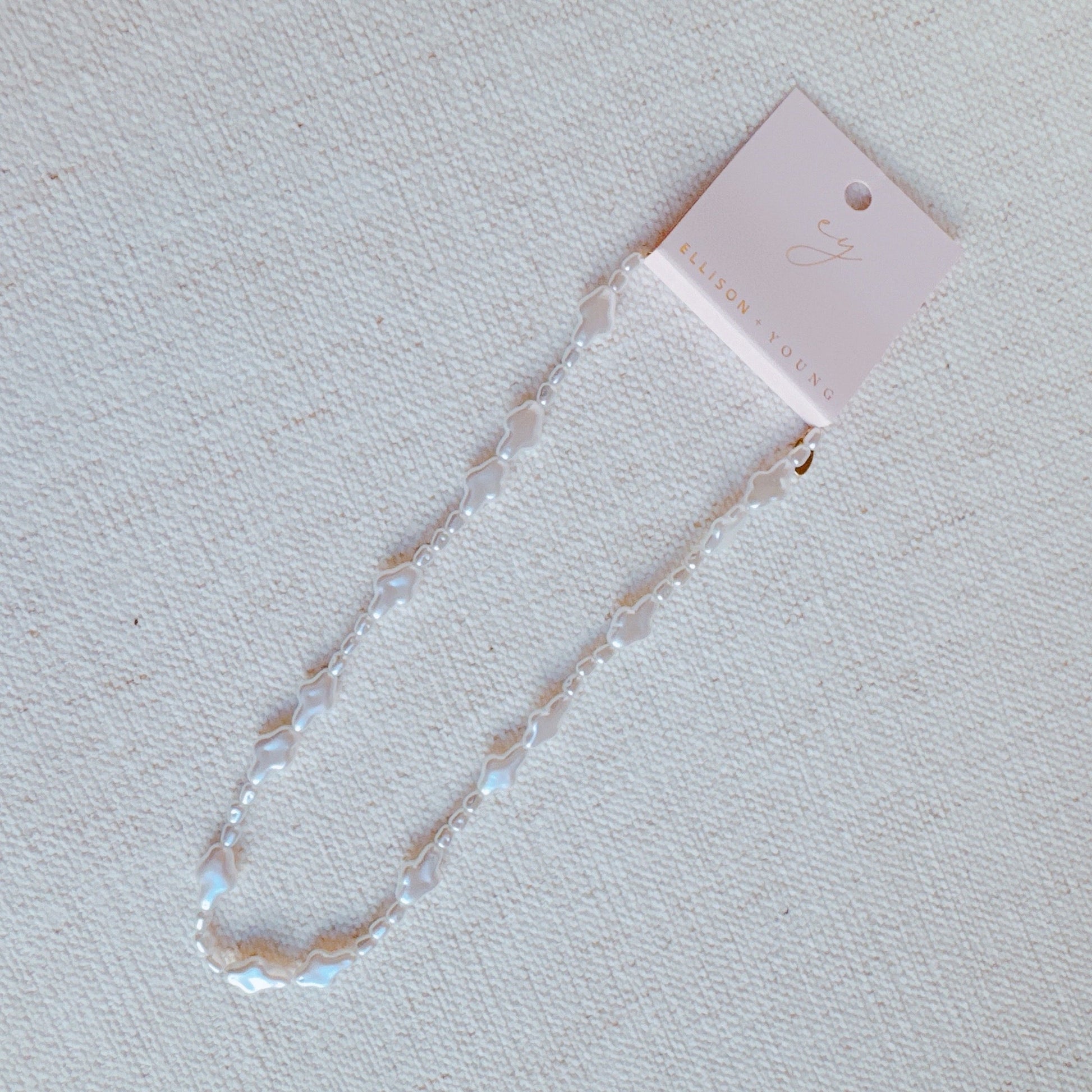Luminous Pearl Cross Necklace - RUN THE STREETS COLLABORATIVE