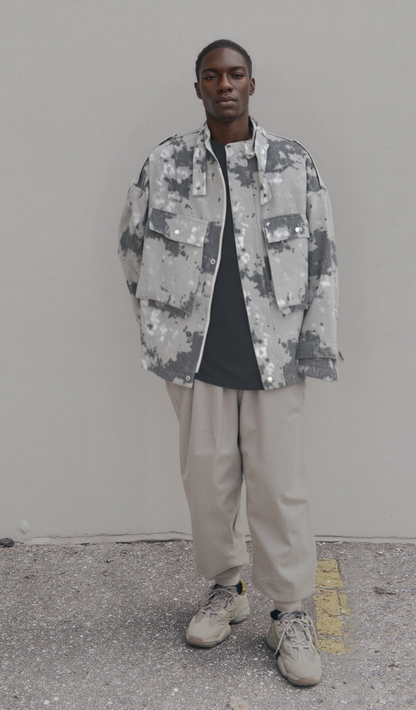 Stone Cloud Camo Jacket - RUN THE STREETS COLLABORATIVE