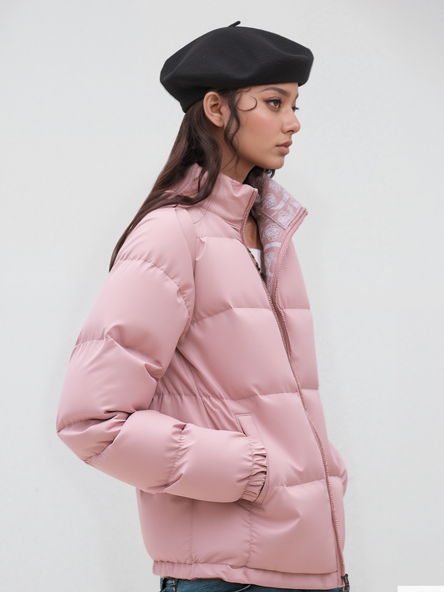 Double-Sided Bandana Puffer Jacket - RUN THE STREETS COLLABORATIVE