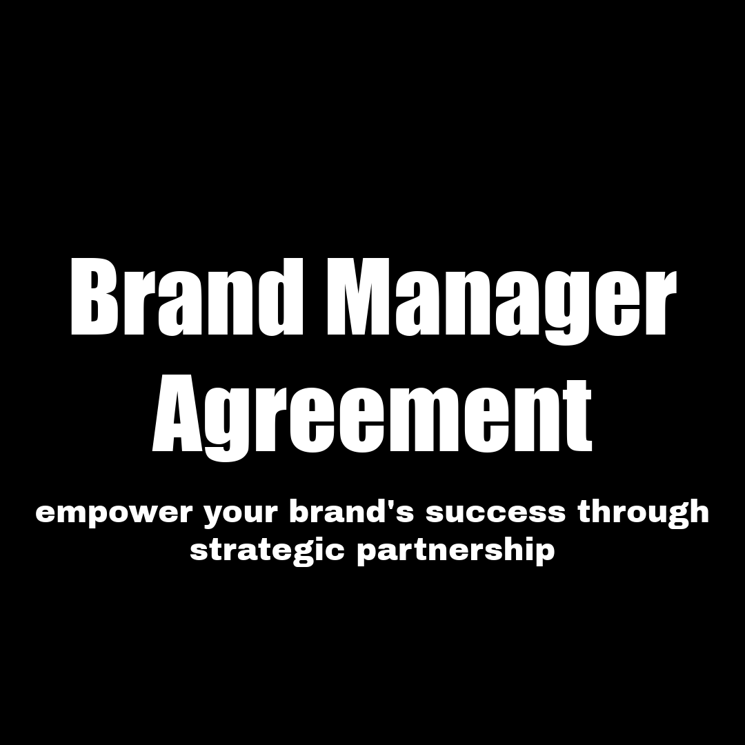 Brand Manager Agreement - RUN THE STREETS COLLABORATIVE