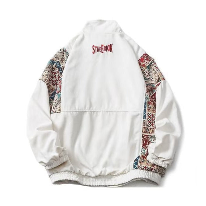Tapestry Patchwork Track Jacket