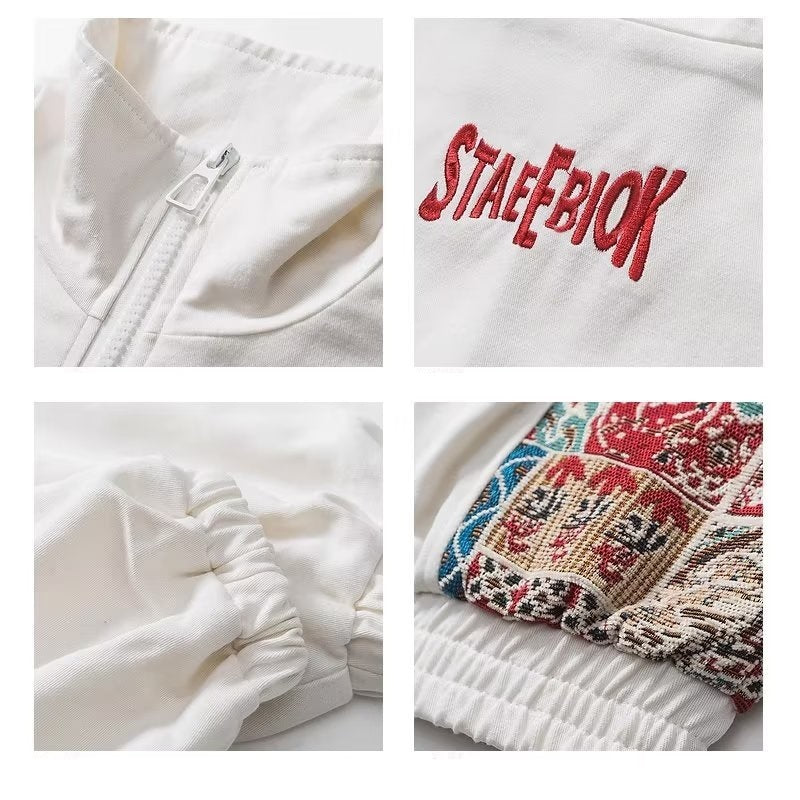 Tapestry Patchwork Track Jacket