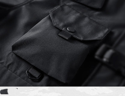 Multi-Pocket Technical Bomber Jacket