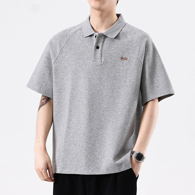Hustle Oversized Polo Shirt