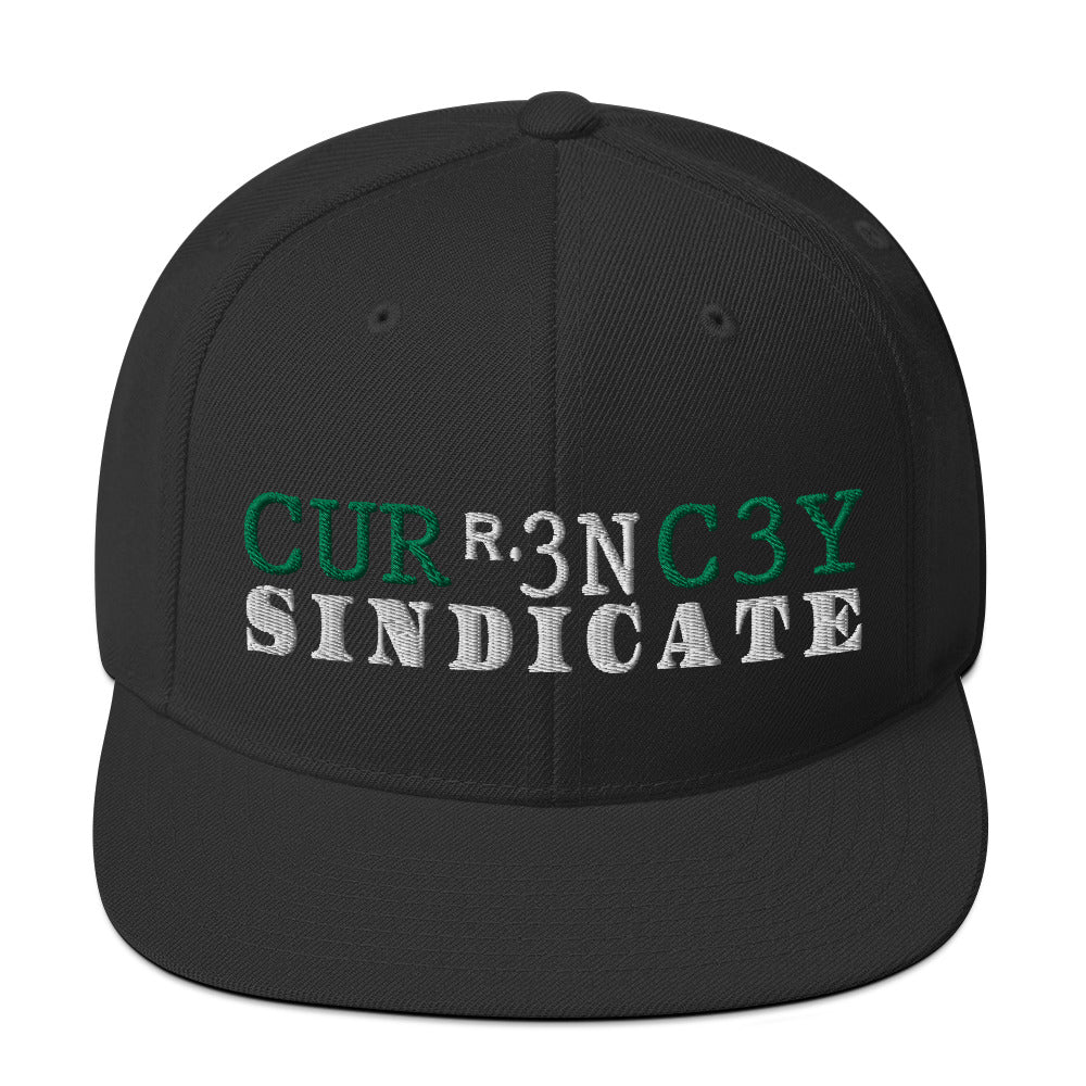 Currency Type Snapback Hat - RTS Collaborative