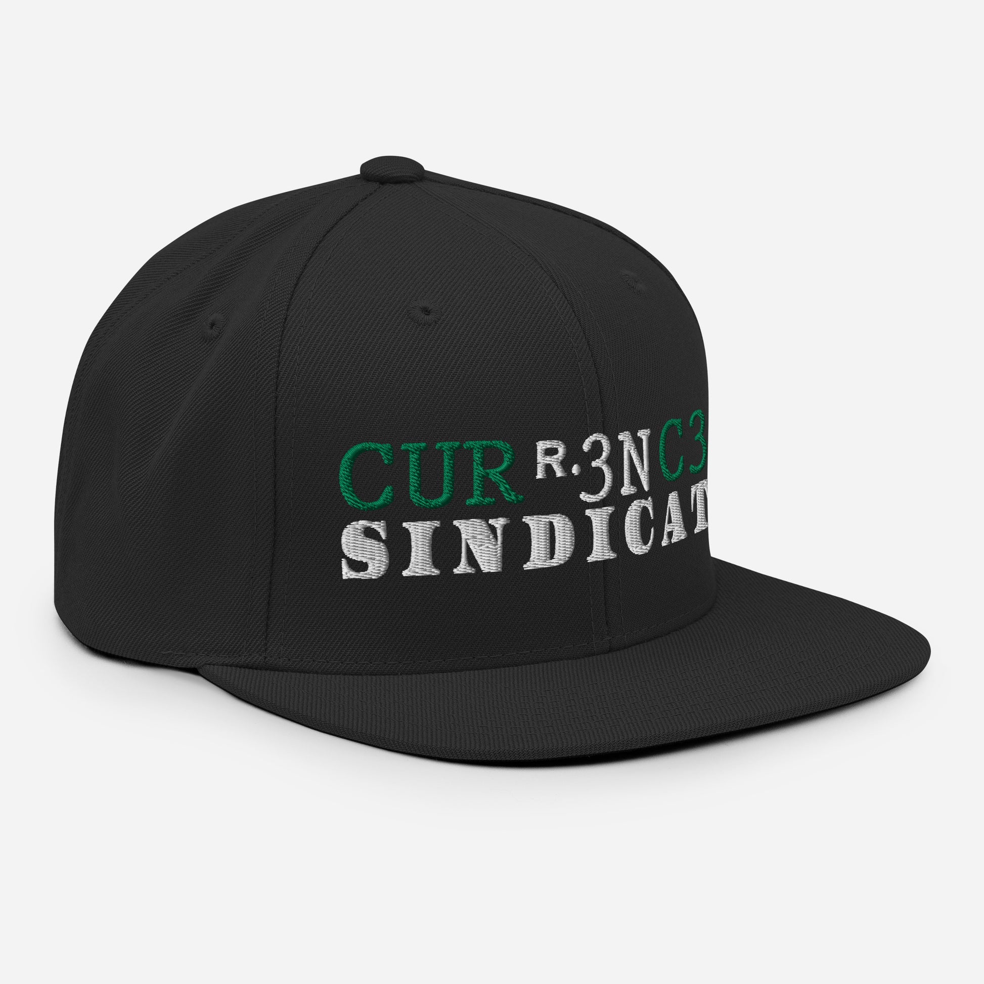Currency Type Snapback Hat - RTS Collaborative