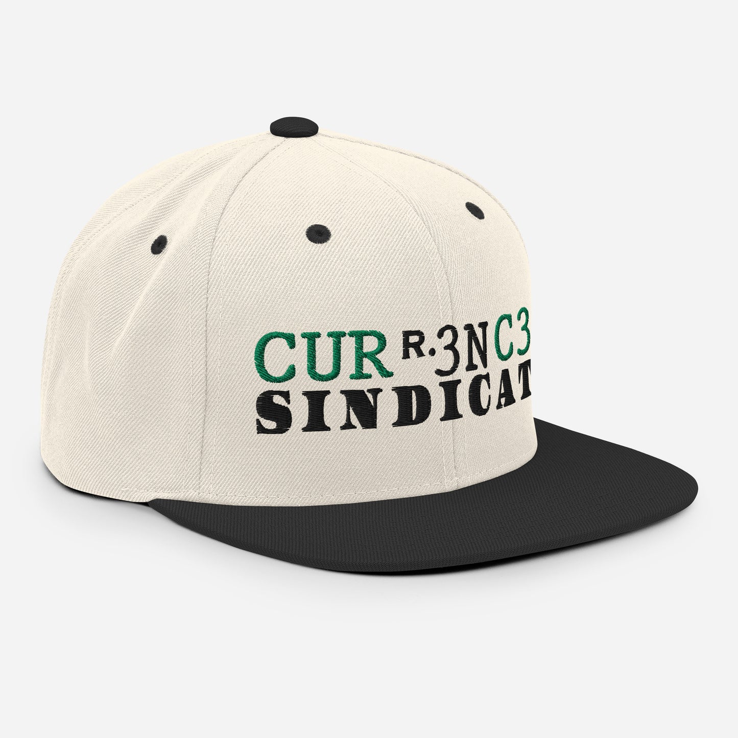 Currency Type Snapback Hat - RTS Collaborative