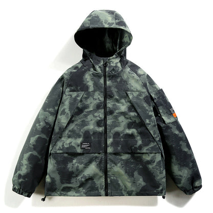 Stealth Camo Utility Windbreaker