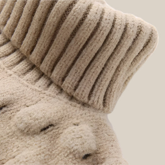 Turtleneck Knitted Short Vest - RUN THE STREETS COLLABORATIVE