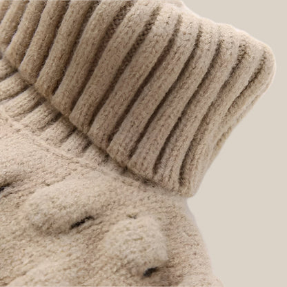 Turtleneck Knitted Short Vest - RUN THE STREETS COLLABORATIVE