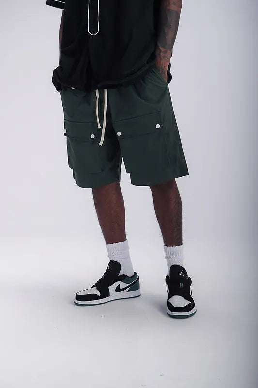 Utility Nylon Cargo Shorts - RUN THE STREETS COLLABORATIVE
