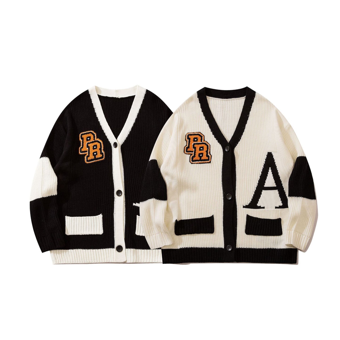 Varsity Letter Patch Cardigan
